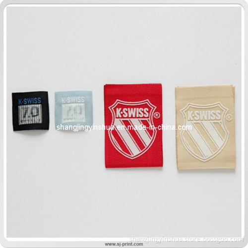 Custom Clothing Printed Flower Woven Labels